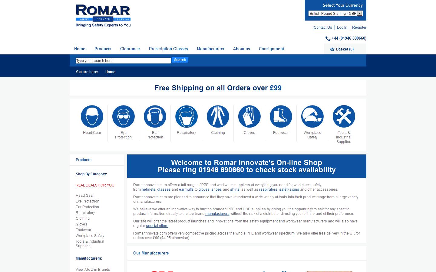 Romar Innovate Website