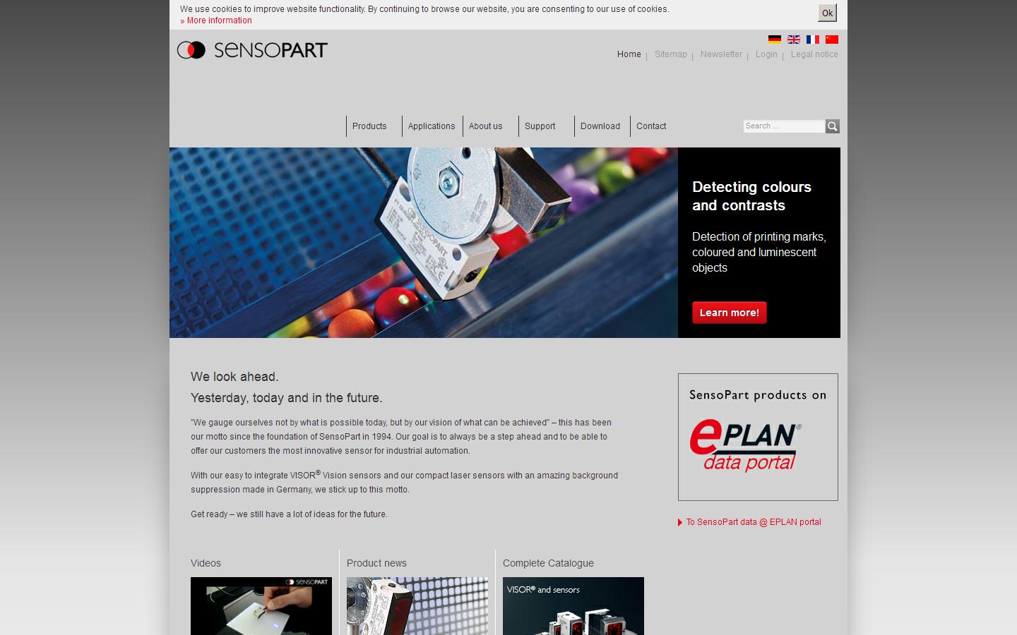 SensoPart UK Ltd Website