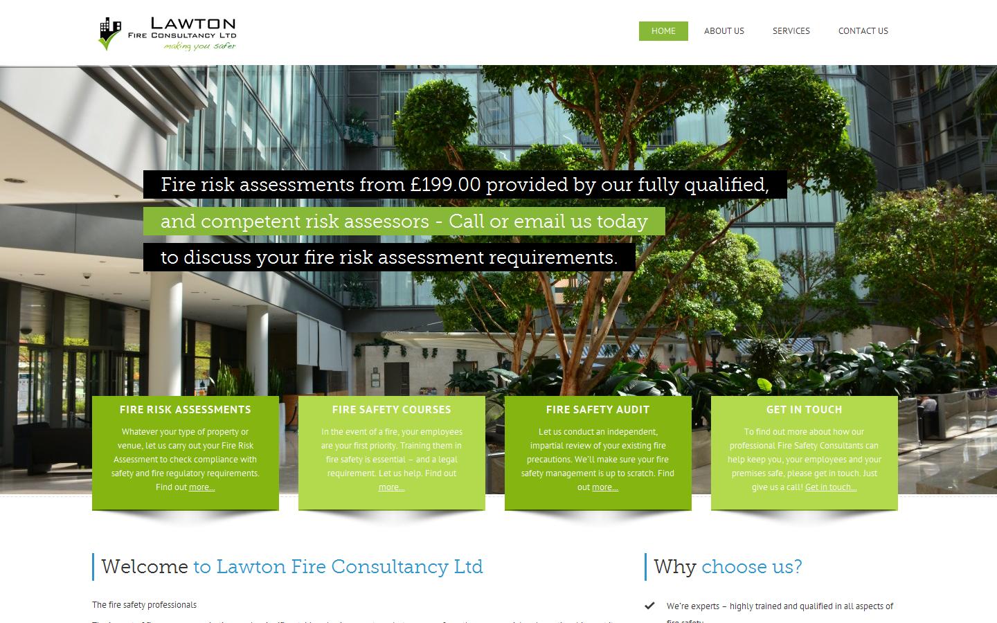 Lawton Fire Consultancy Ltd Website