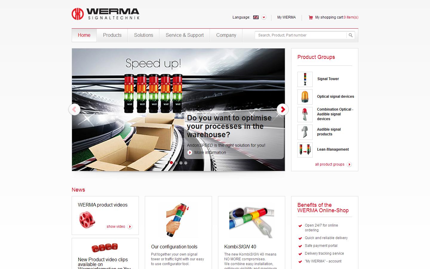 Werma UK Ltd Website