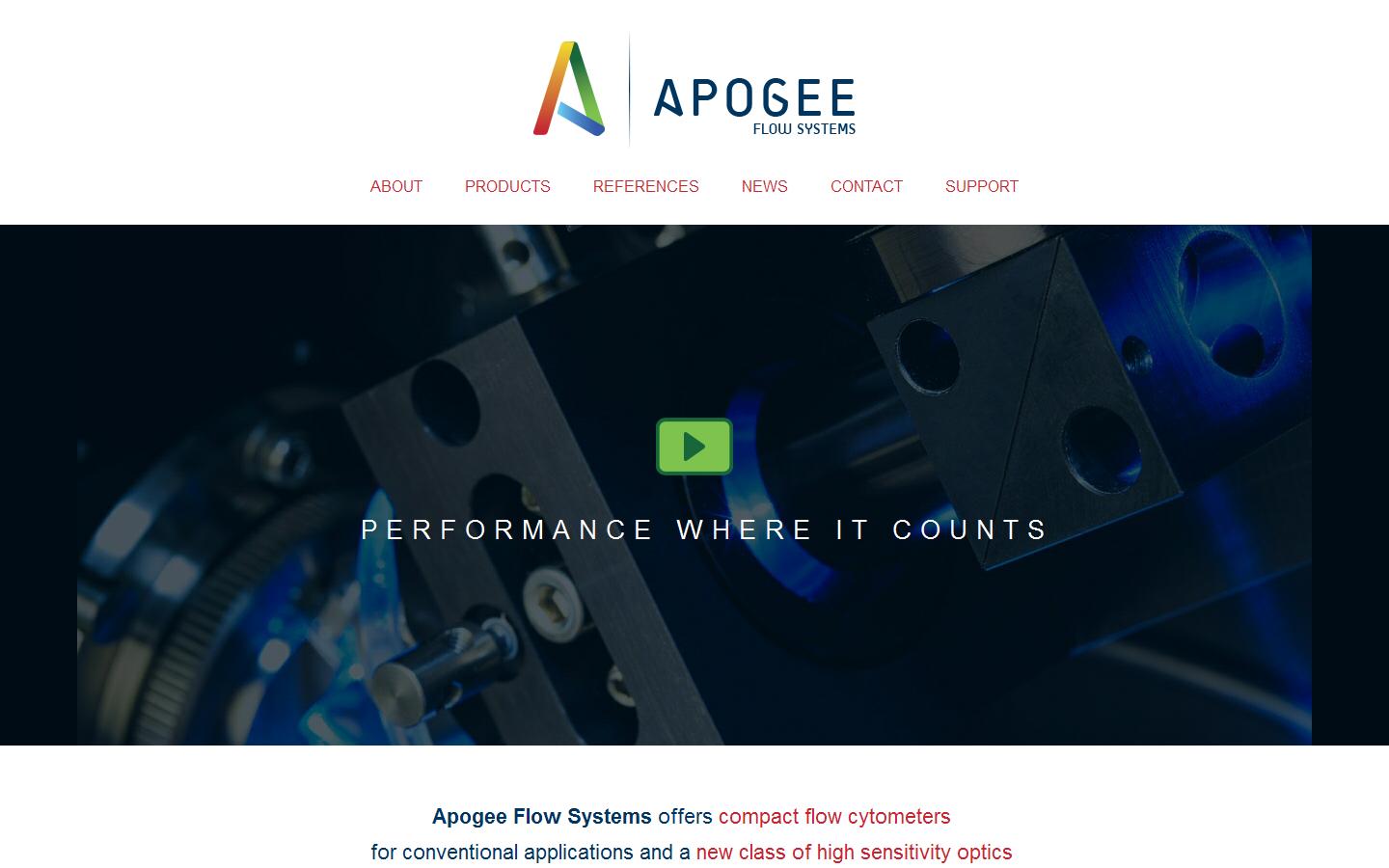 Apogee Flow Systems Website