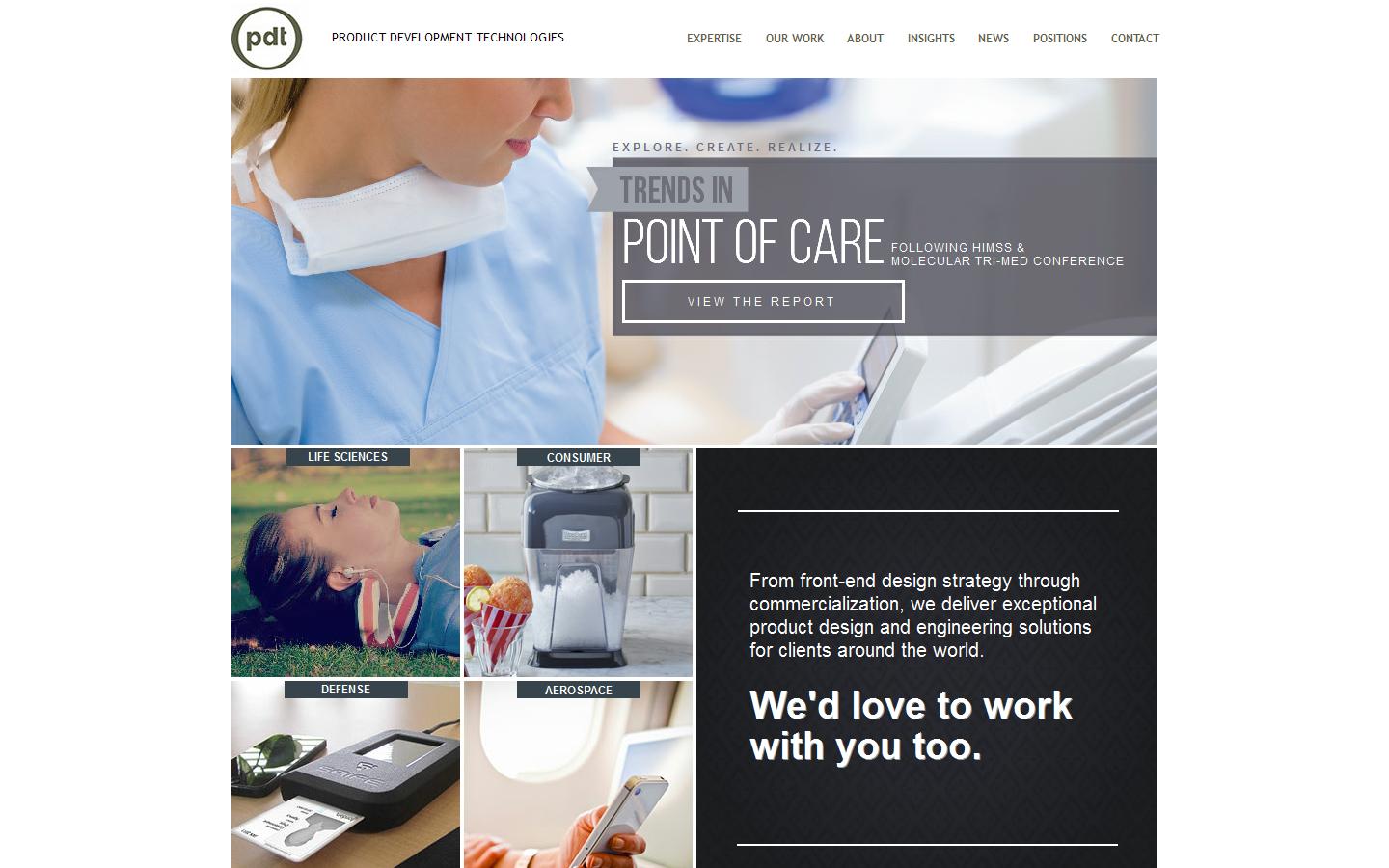 Product Development Technologies Website