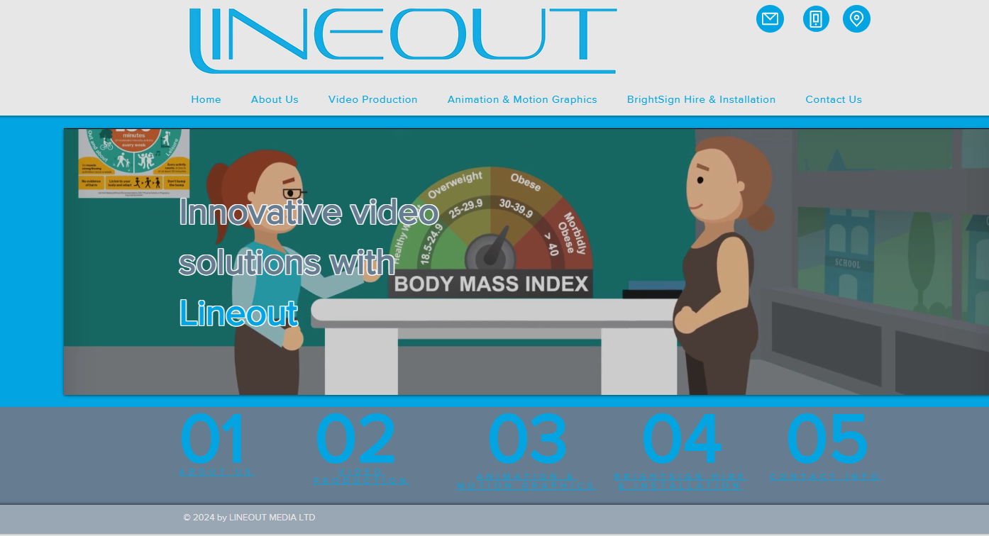 Lineout Media Website