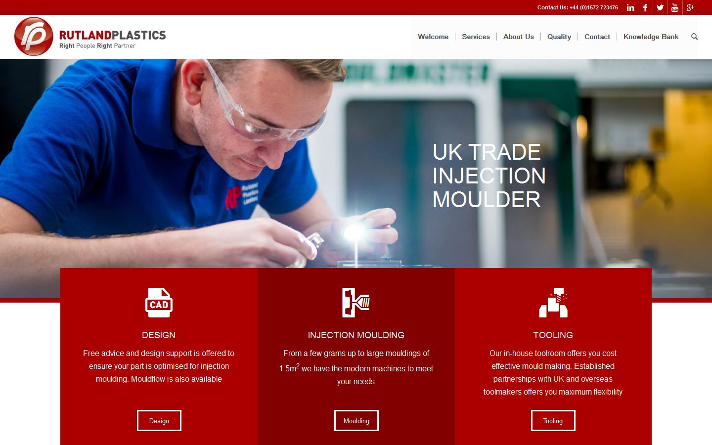 Rutland Plastics Ltd Website