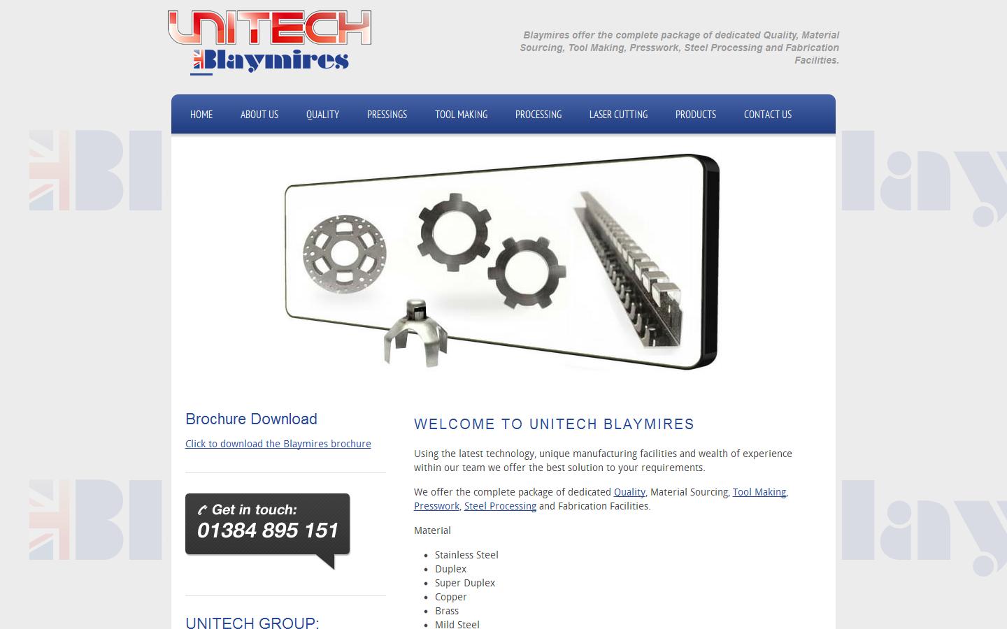 Unitech Blaymires Website