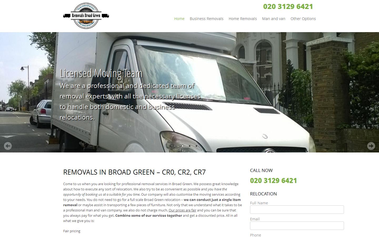 Safe Removals Broad Green  Website