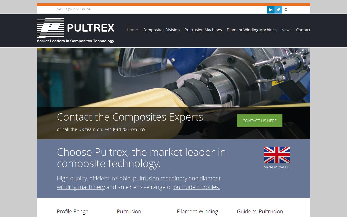 Pultrex  Website