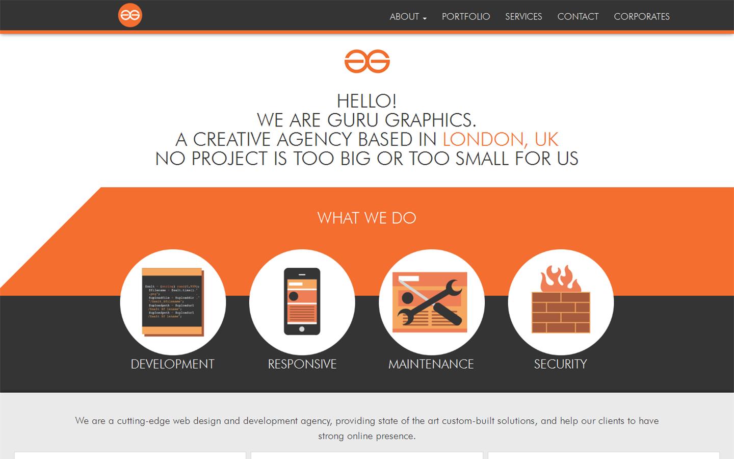 Guru Graphic Ltd Website