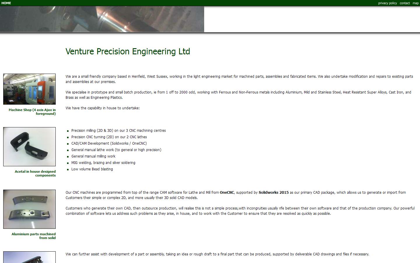 Venture Engineering Website