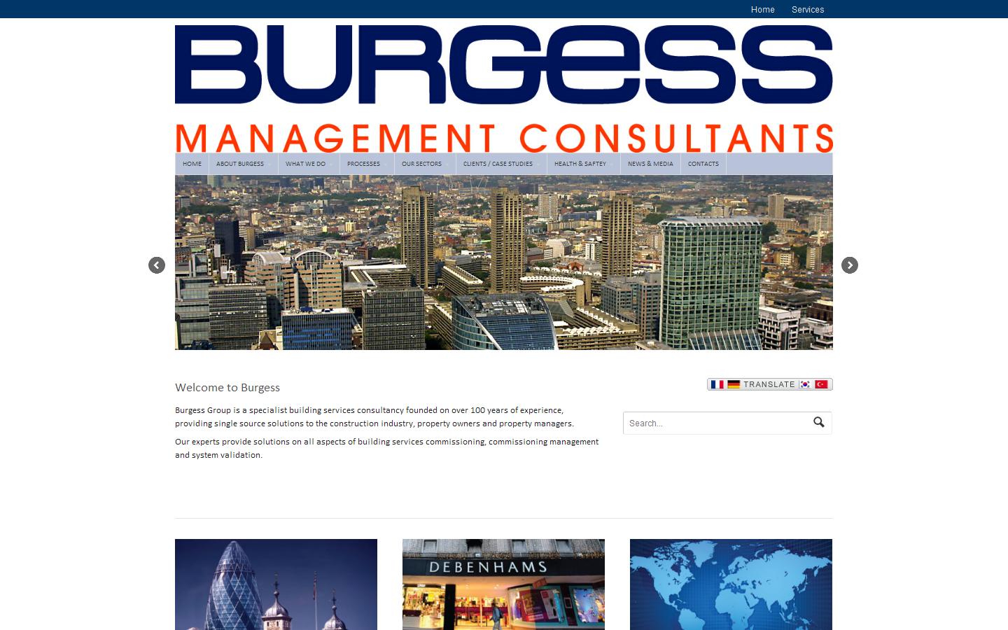 Burgess Management Consultants Ltd Website