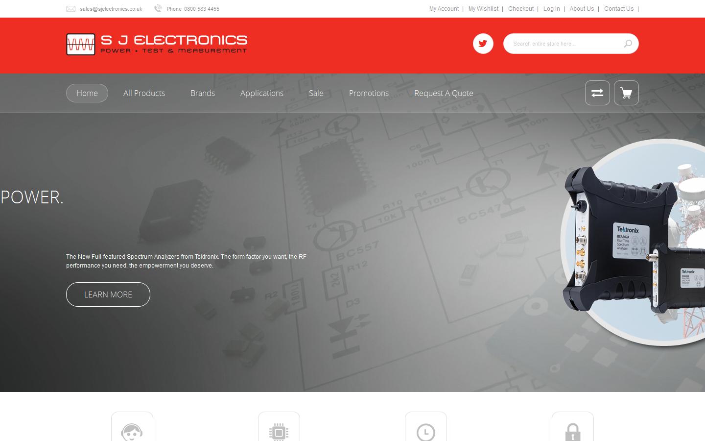 SJ Electronics Website