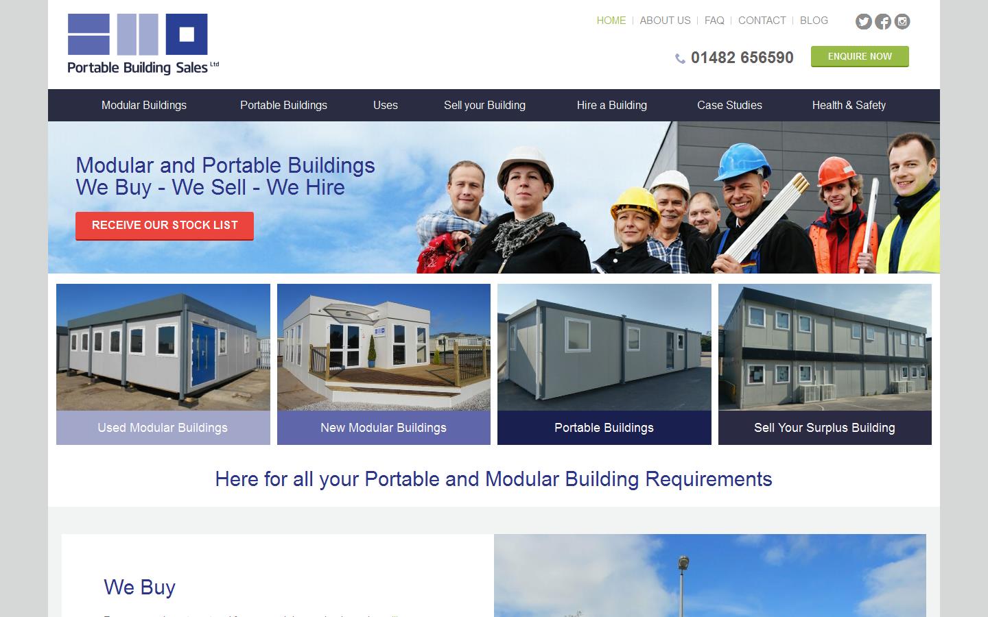 Portable Building Sales Ltd Website
