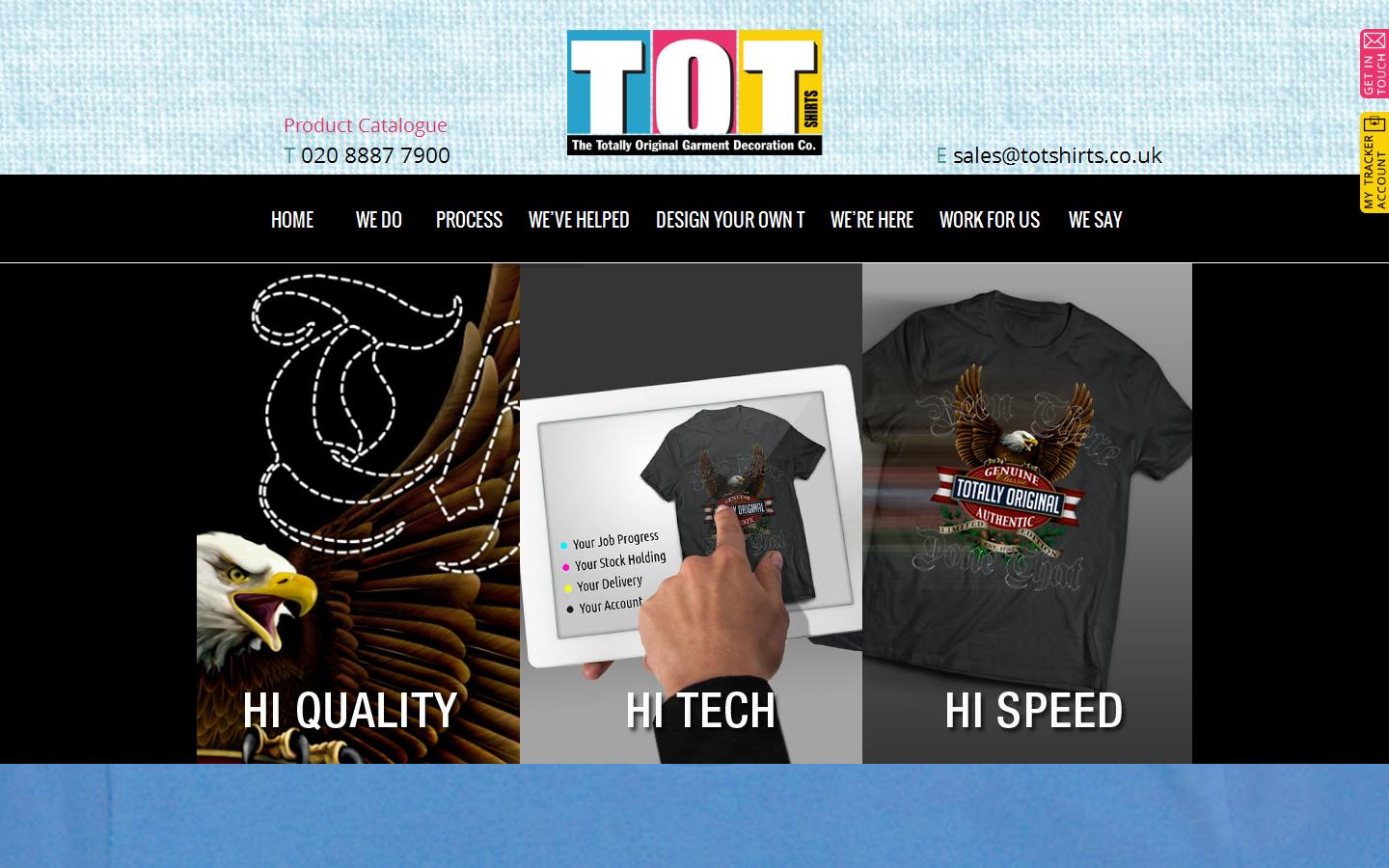 TOT Shirts Website
