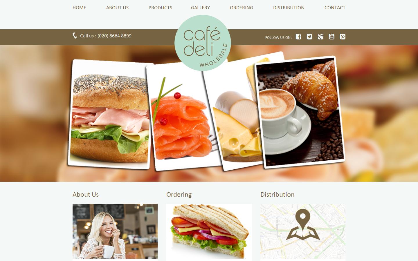 Cafe Deli Website
