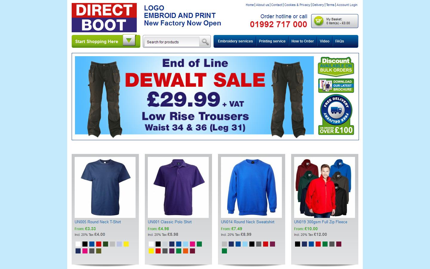 Direct Boot & Shoe Supplies Ltd Website