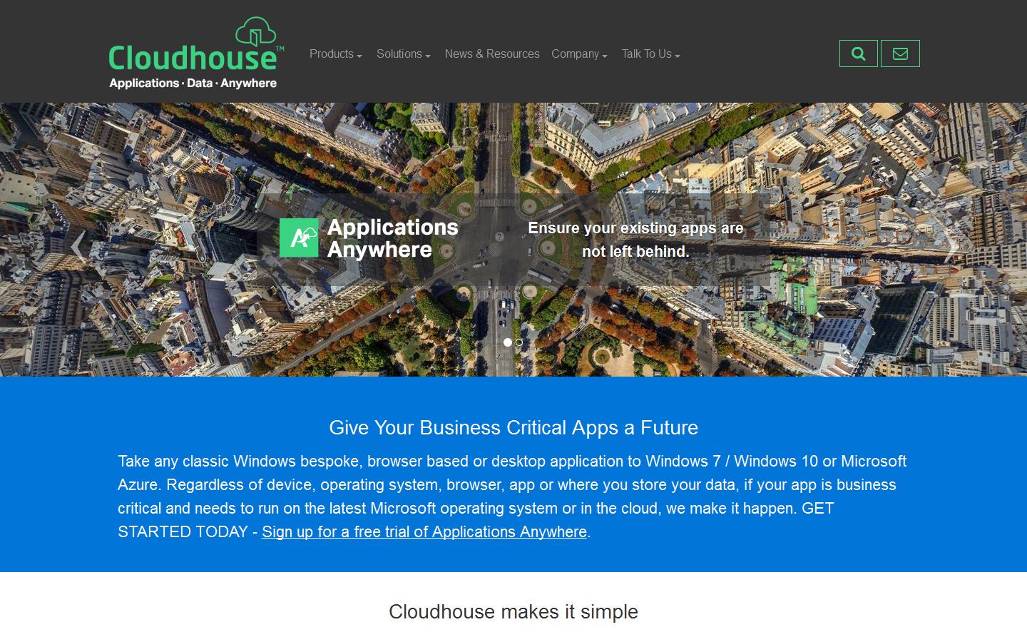 Cloudhouse Technologies Ltd Website