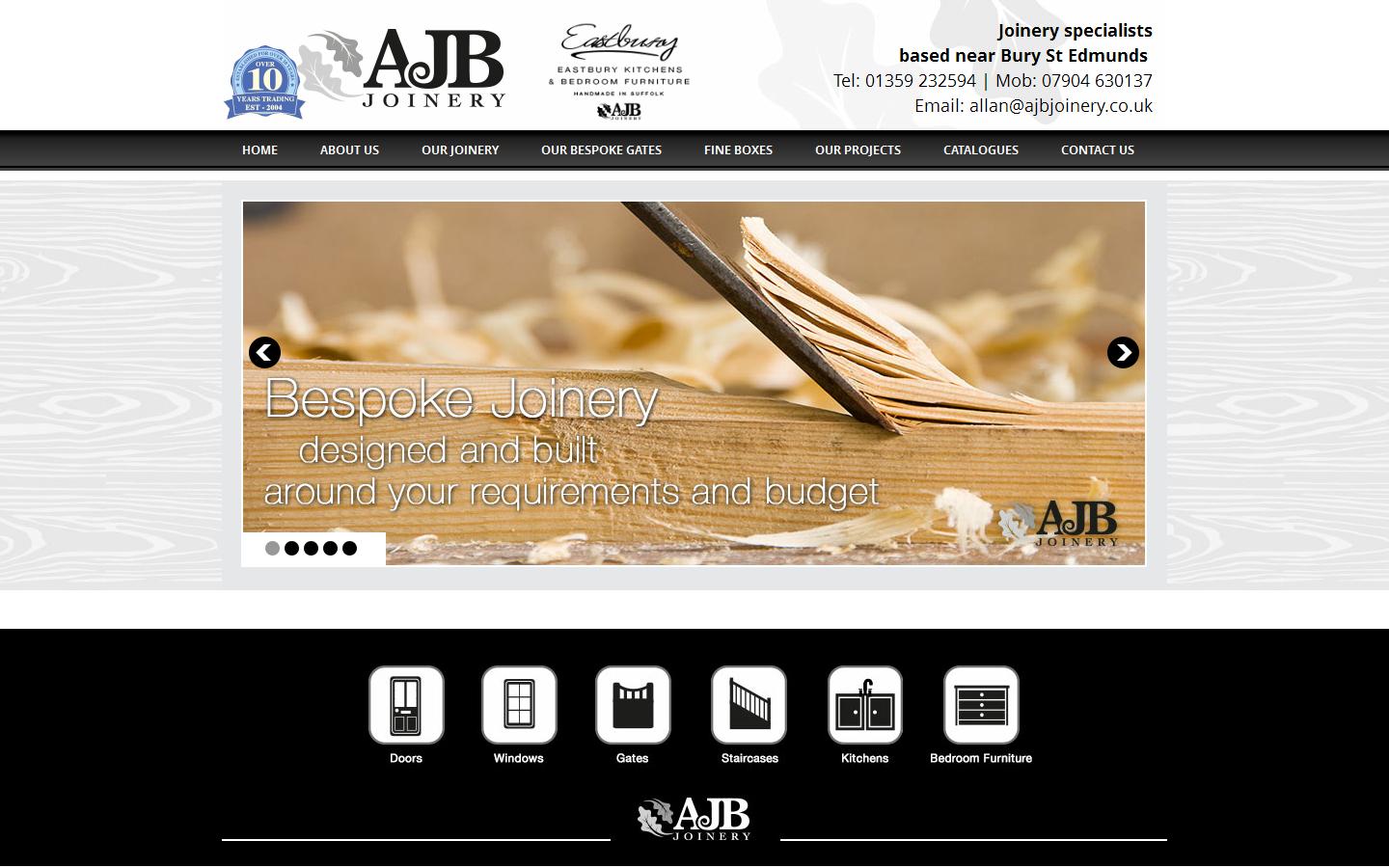 AJB Joinery Ltd Website