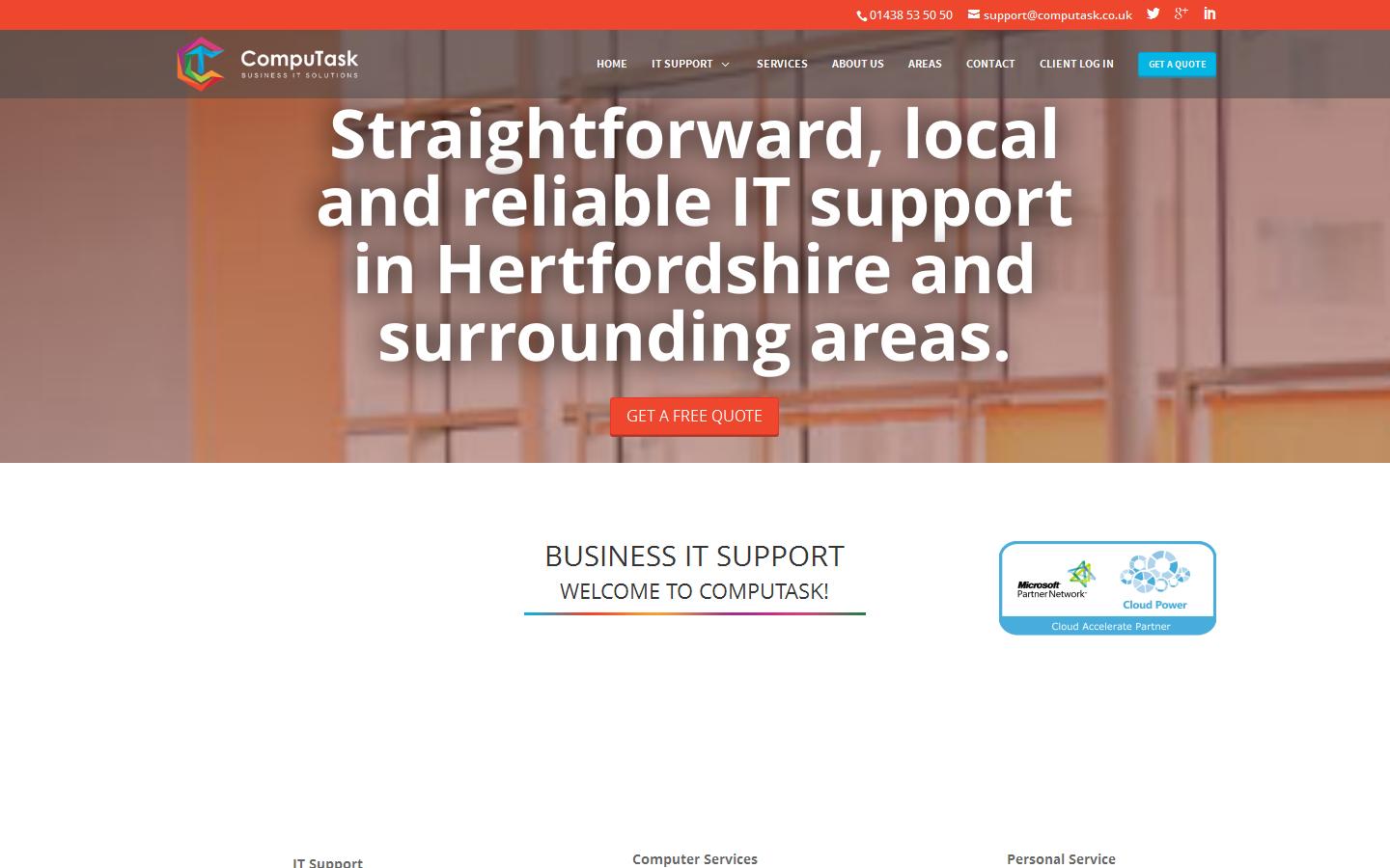 IT Support Hertfordshire Website