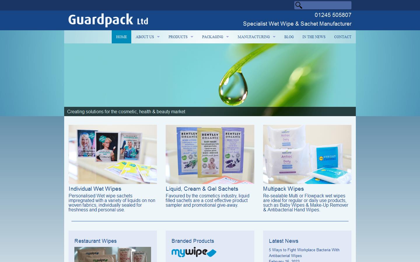 Guardpack Ltd Website