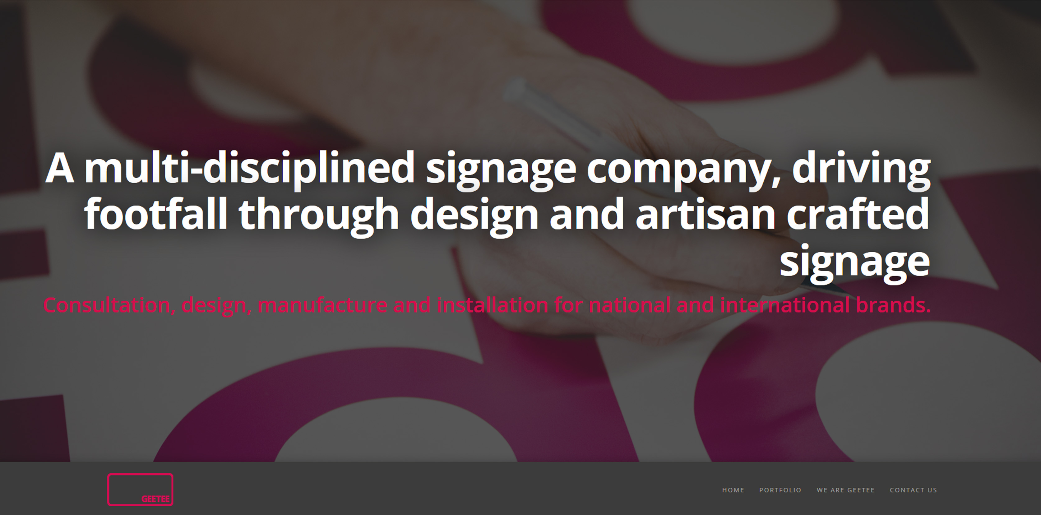 GeeTee Signs Website