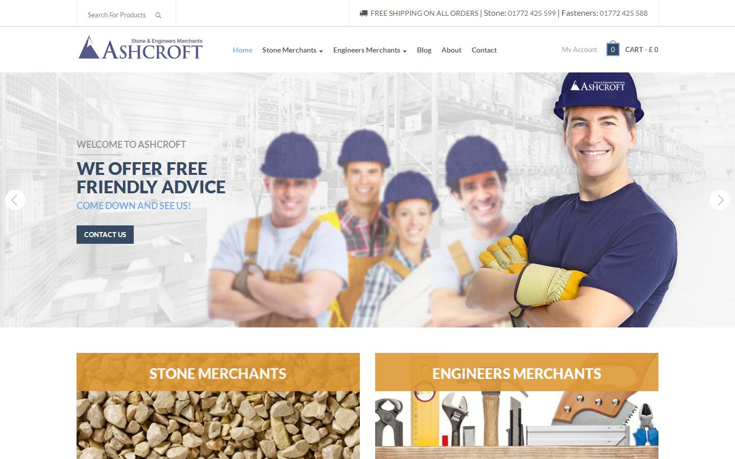 J & J Ashcroft Ltd Website