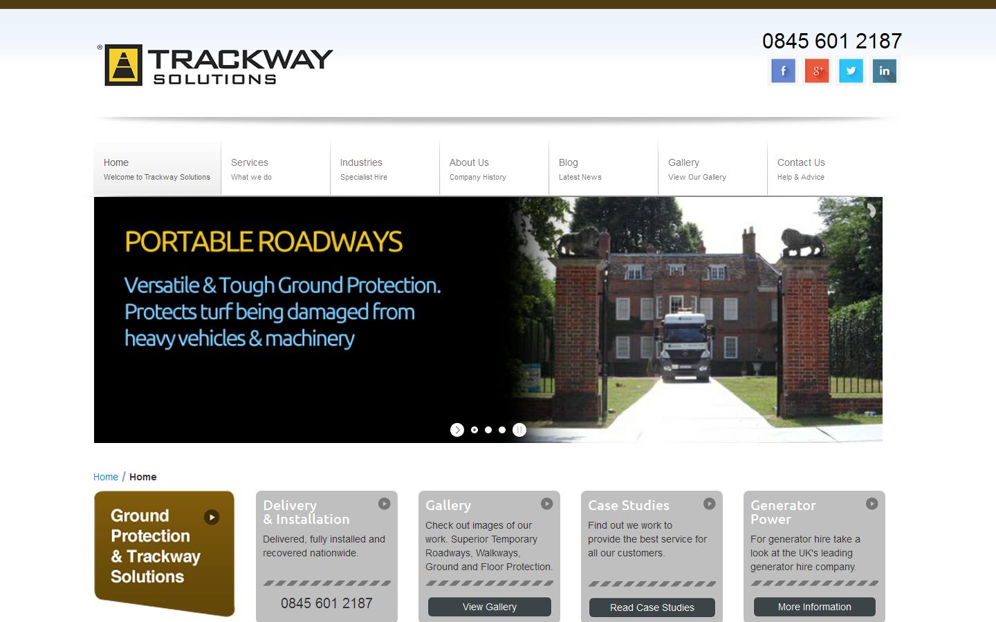 Trackway Solutions Website