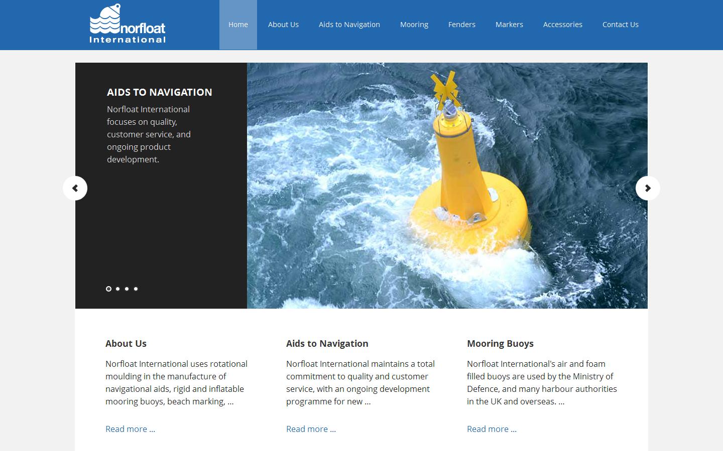 Norfloat International Ltd Website