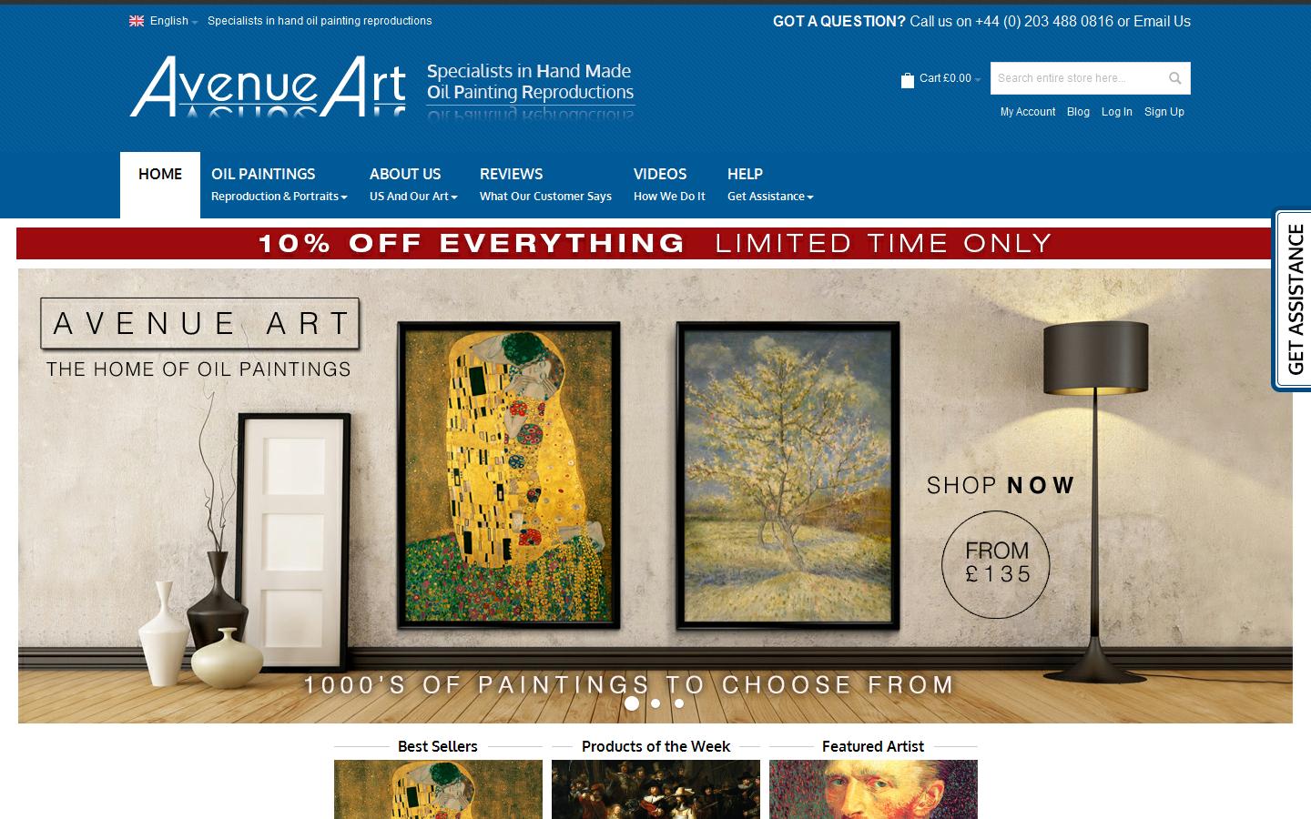 Avenue Art Website