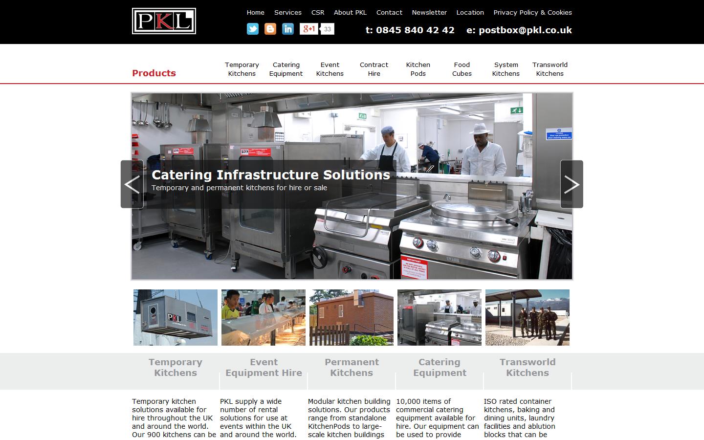 PKL Group (UK) Ltd Website