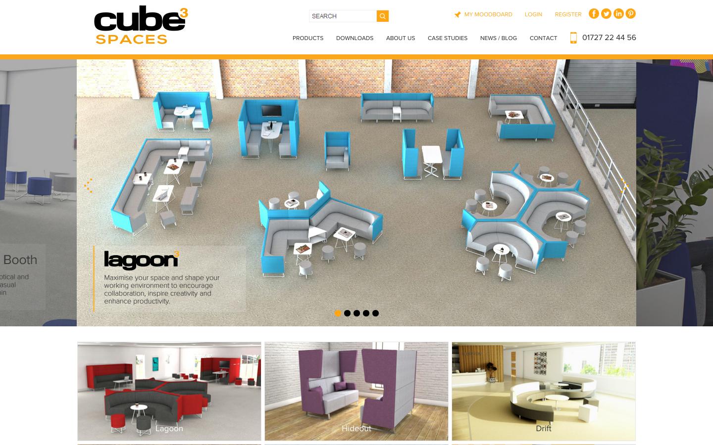 Cube Spaces Website