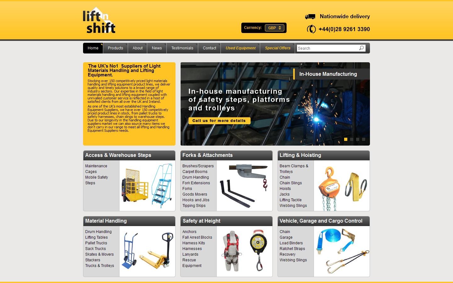 Lift n Shift Website