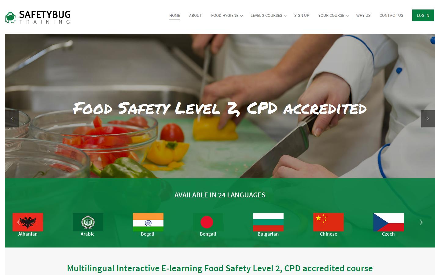 Safety Bug Training Website