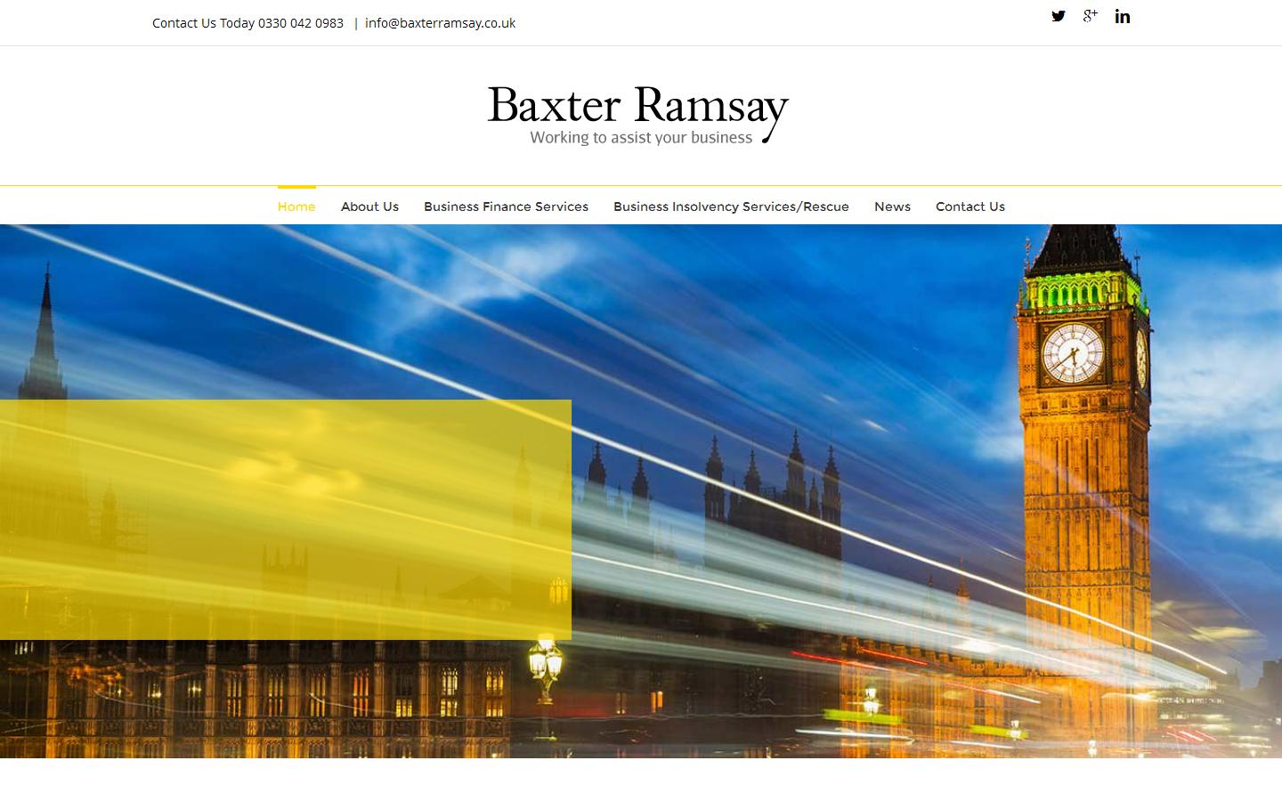 Baxter Ramsay  Website