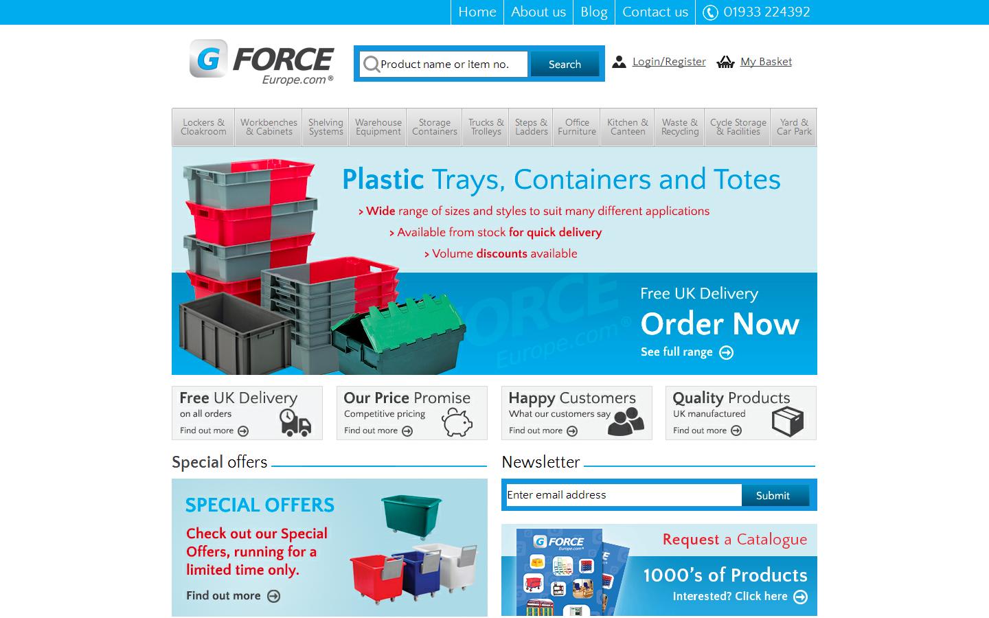 G-Force Europe.com Ltd Website