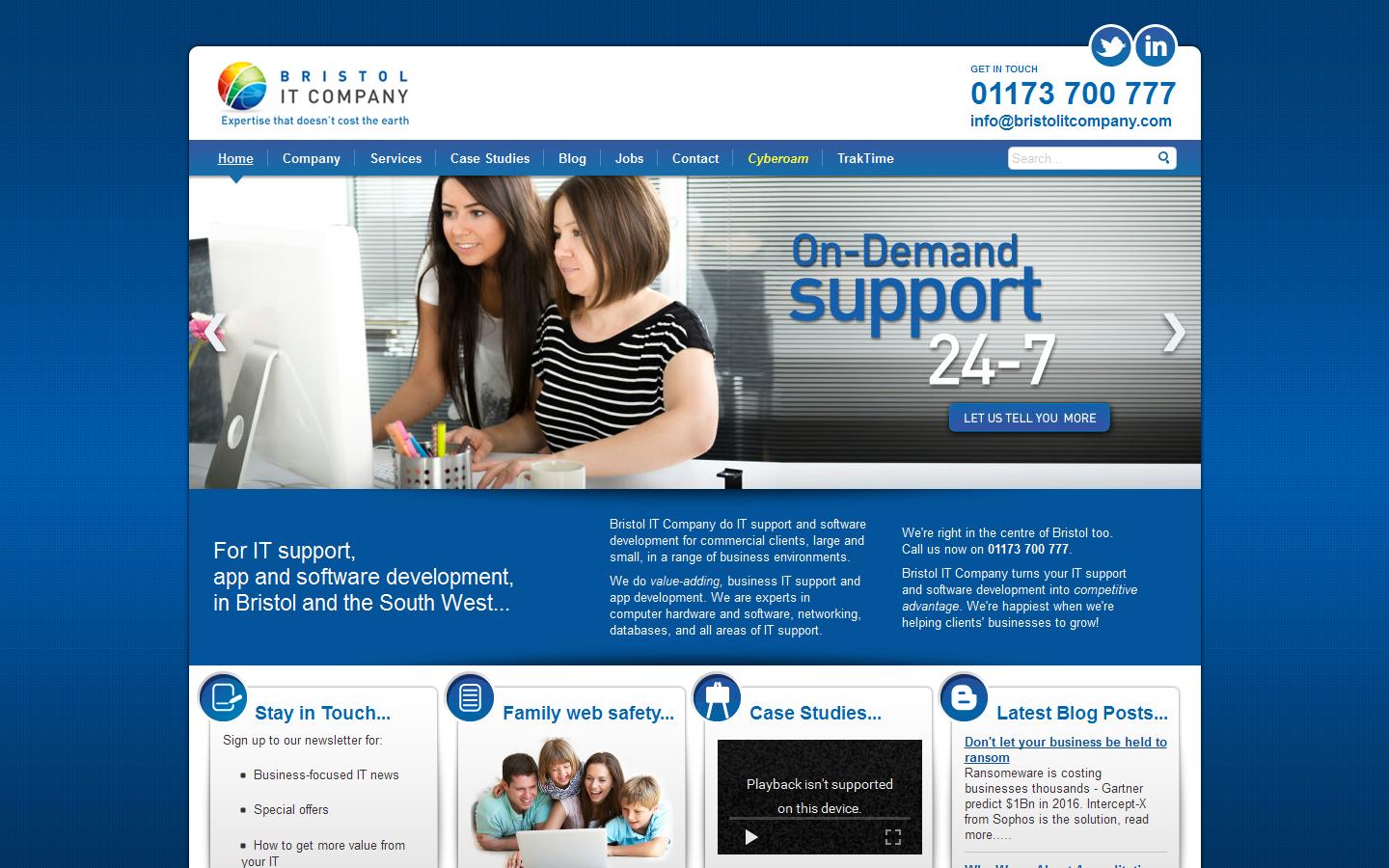 Bristol IT Company Website