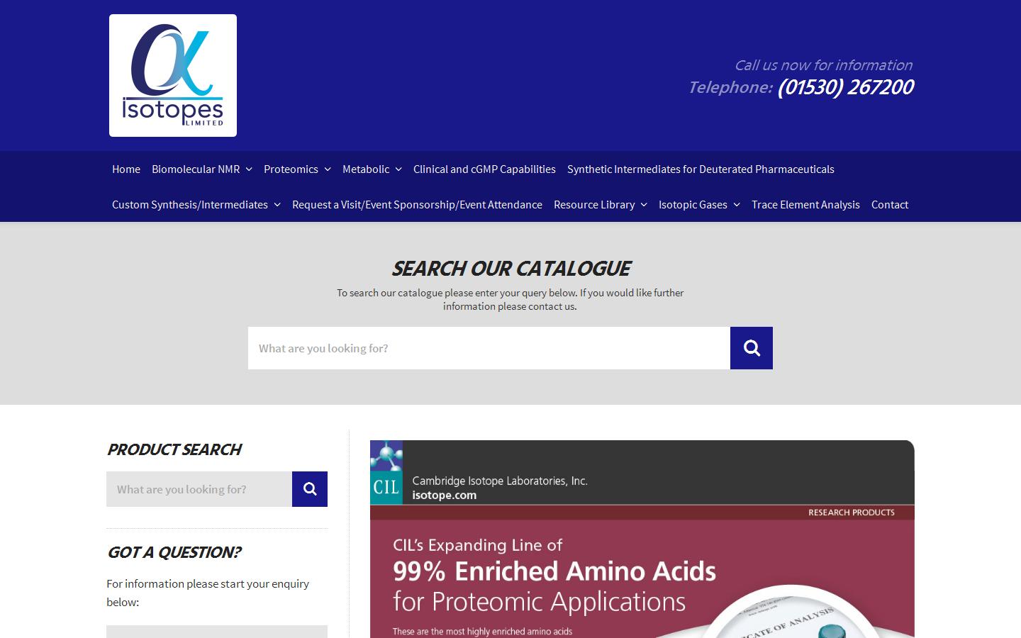 CK Isotopes Ltd Website