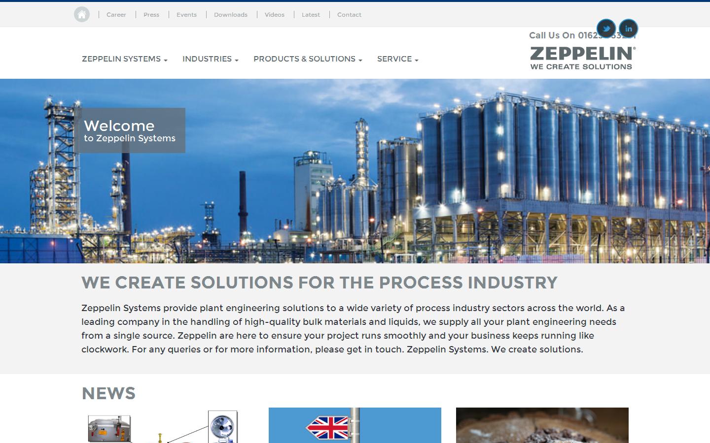 Zeppelin Systems UK Ltd Website