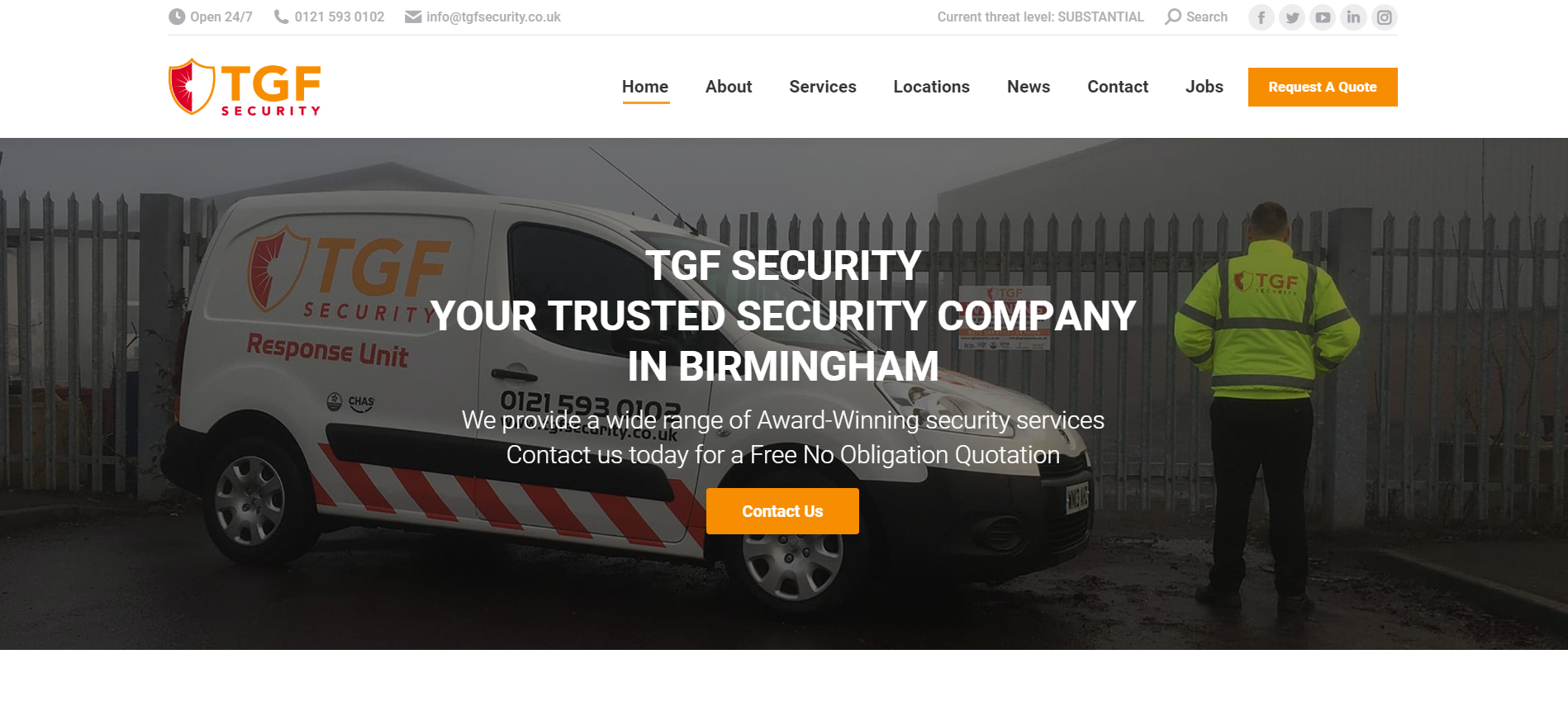TGF Security Website