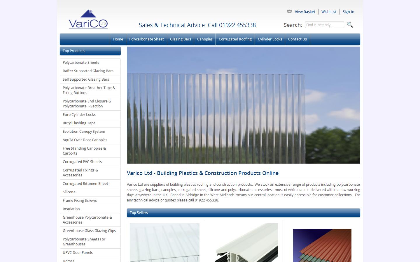 Varico Ltd Website