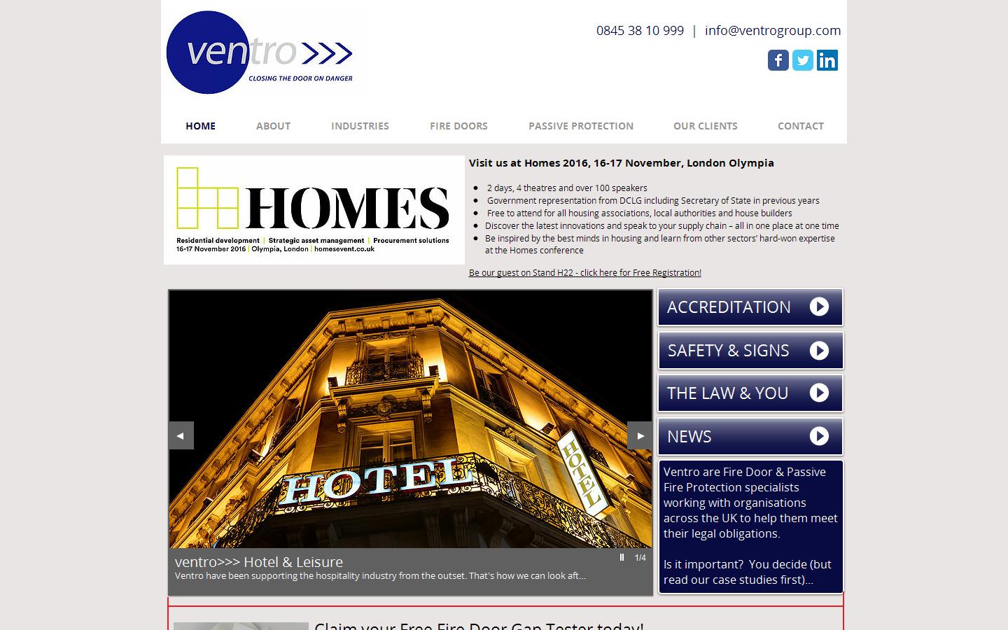 Ventro Group Website