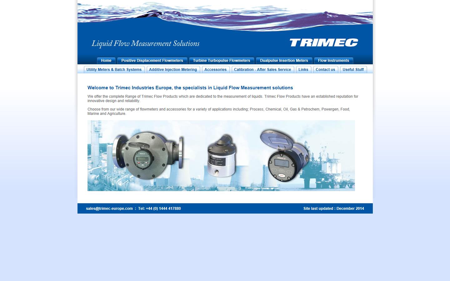 Trimec Europe Ltd Website