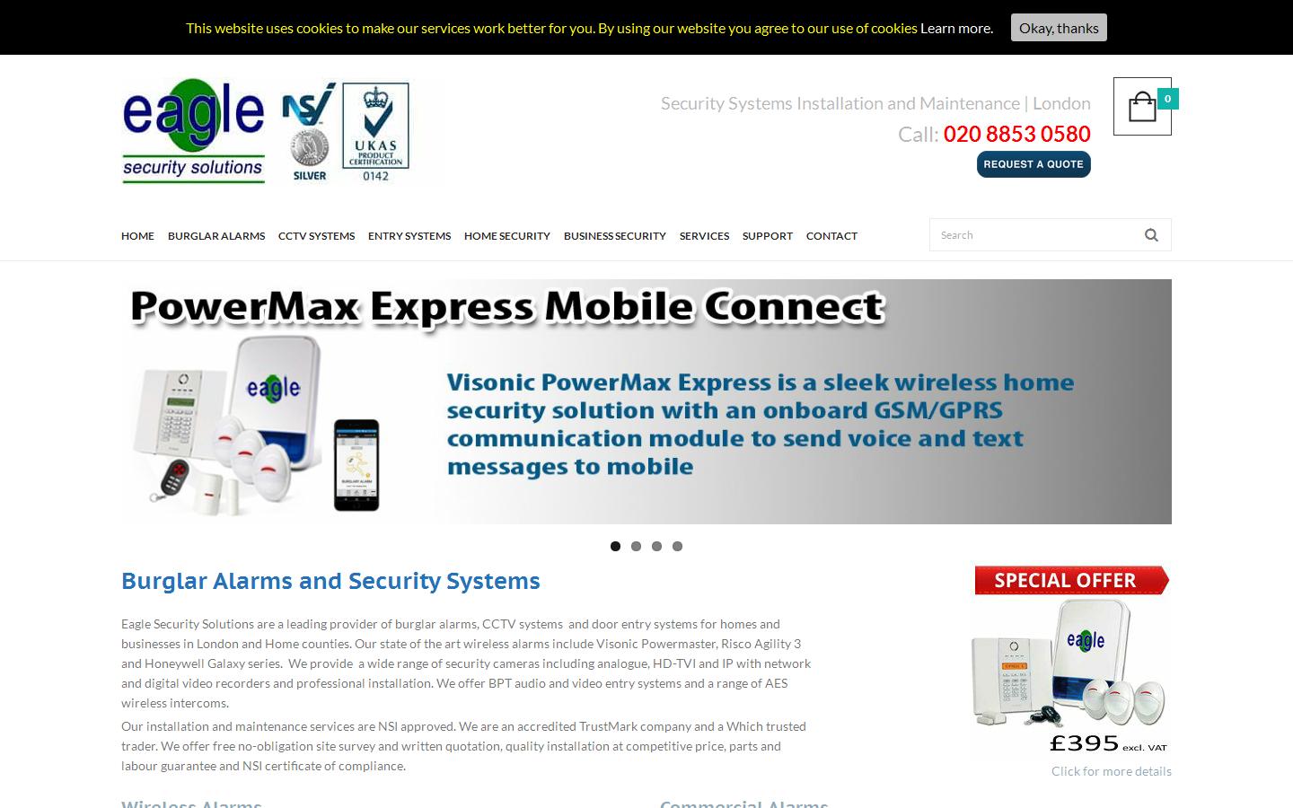 Eagle Security Solutions Ltd Website