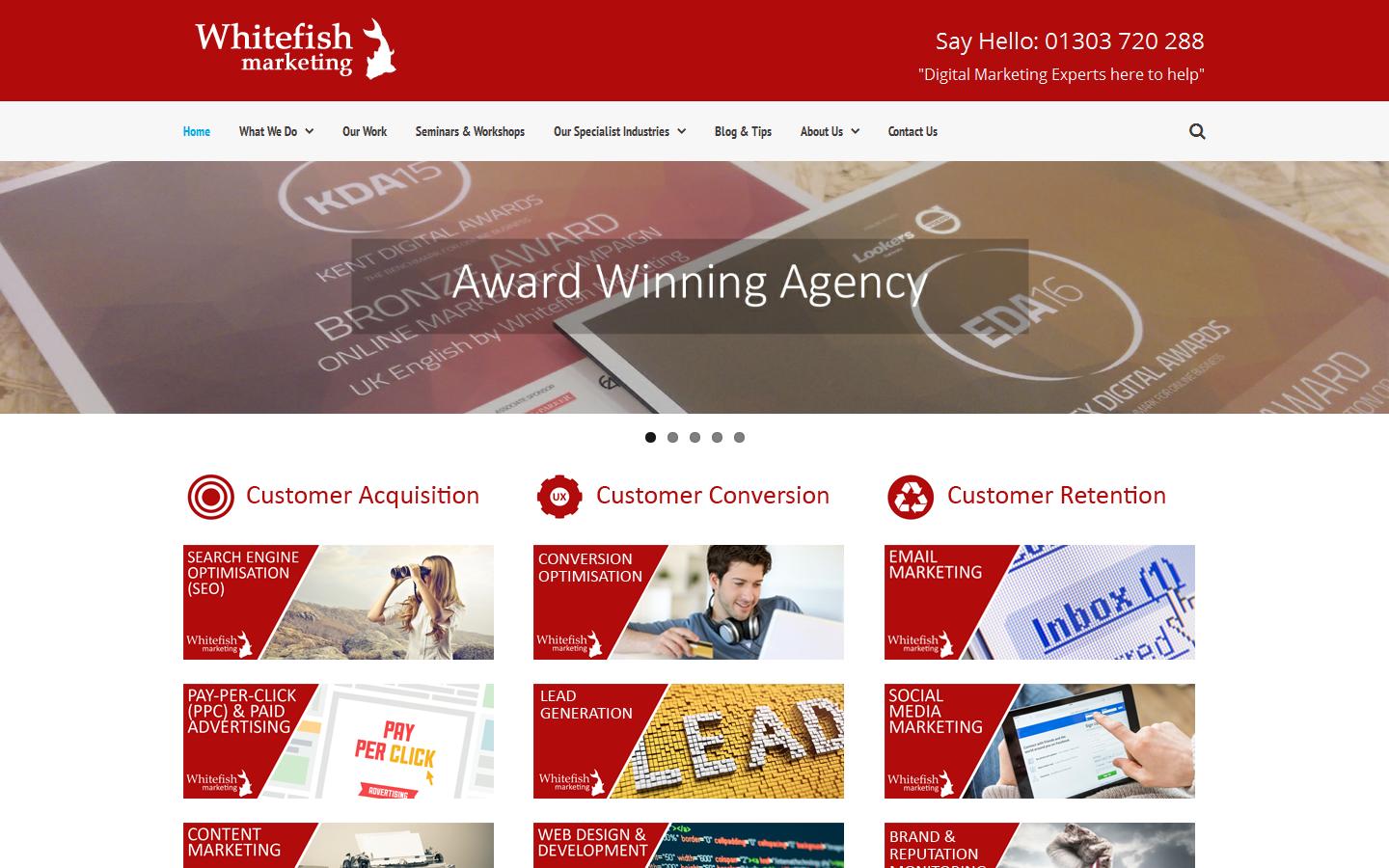 Whitefish Marketing Website