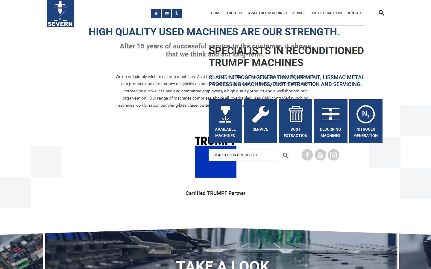 Severn Machines Website