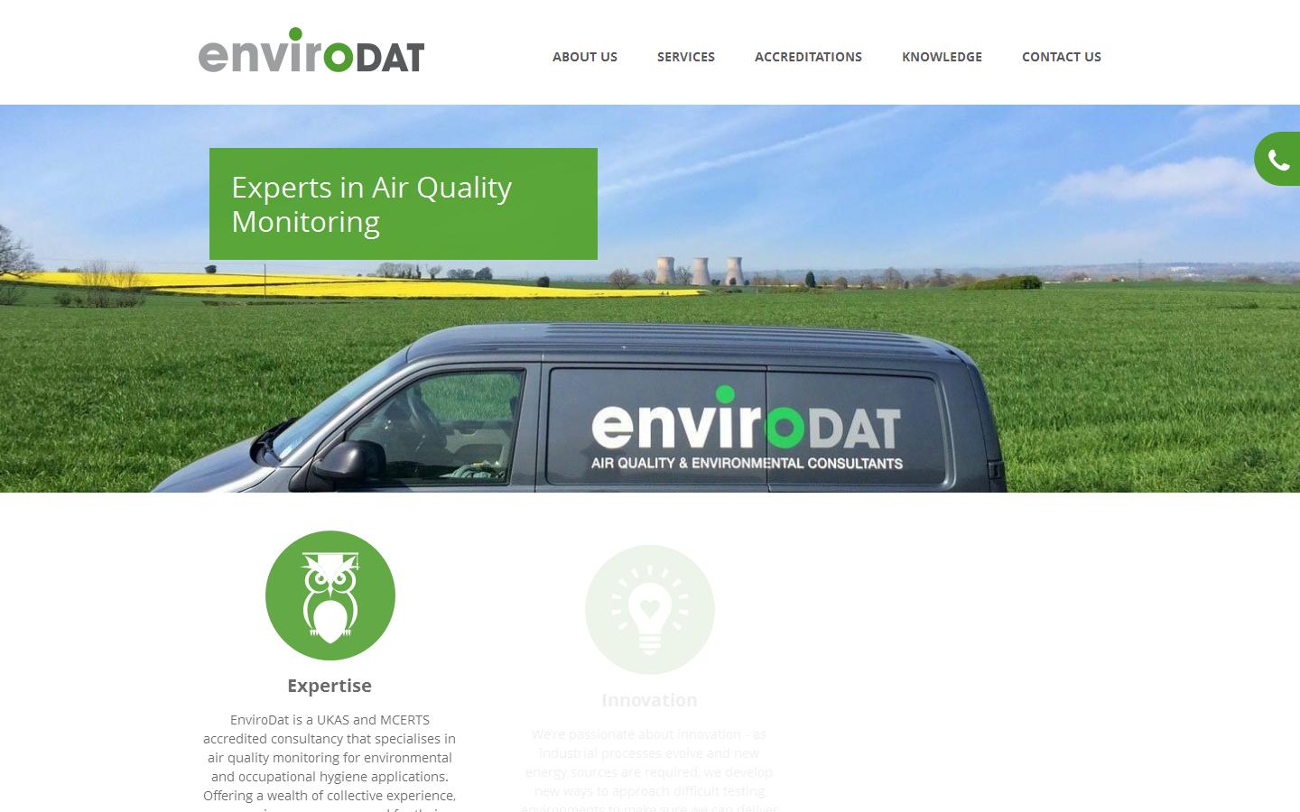 Envirodat Ltd Website