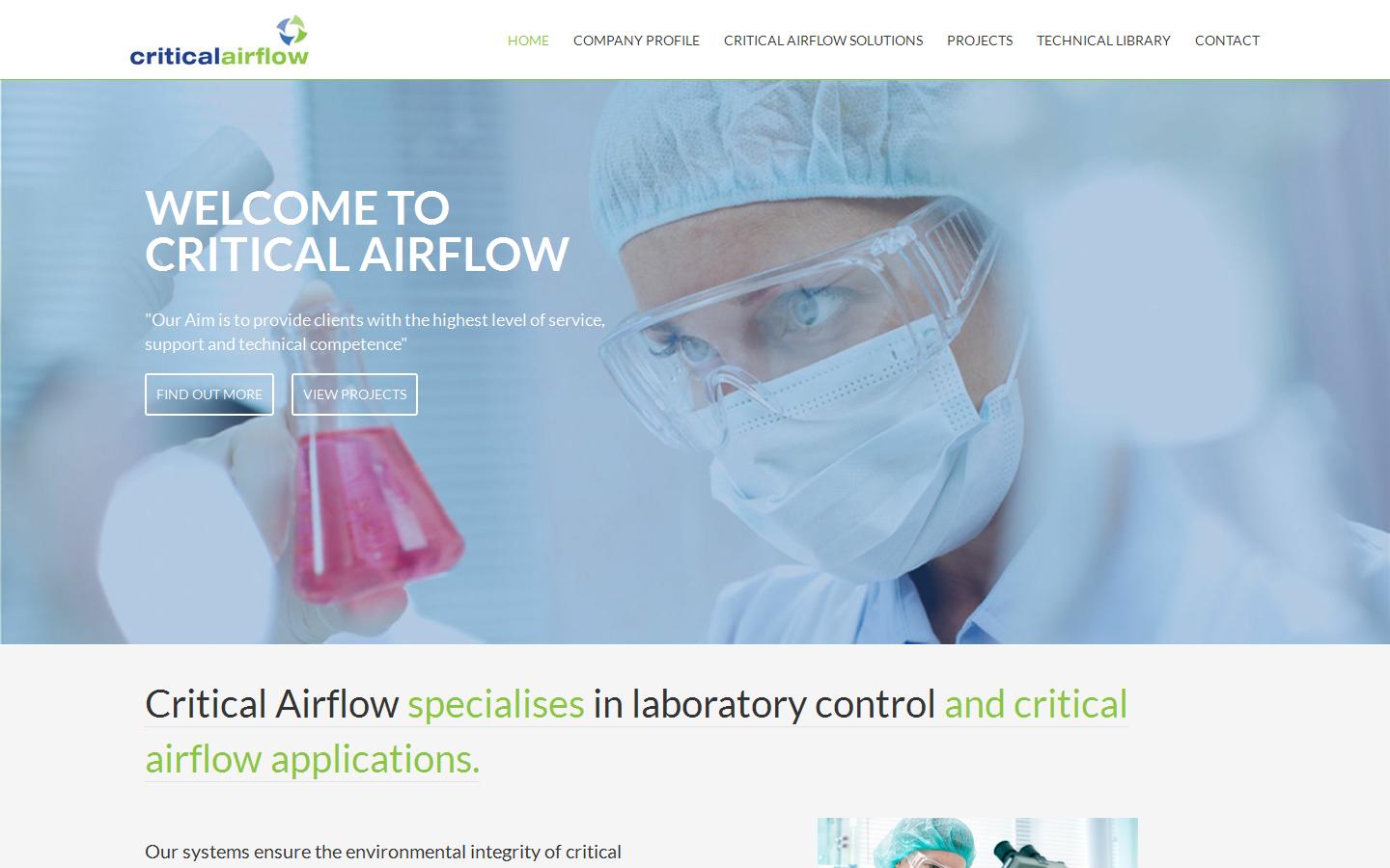Critical Airflow Europe Ltd Website