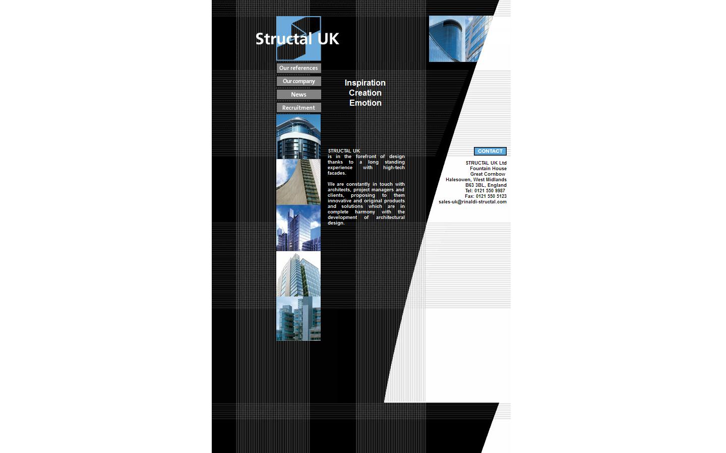 Structal UK Ltd Website