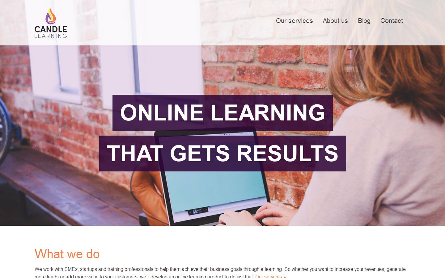 Candle Learning Ltd. Website