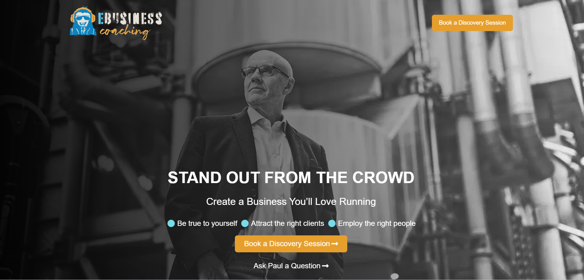E Business Coaching Website