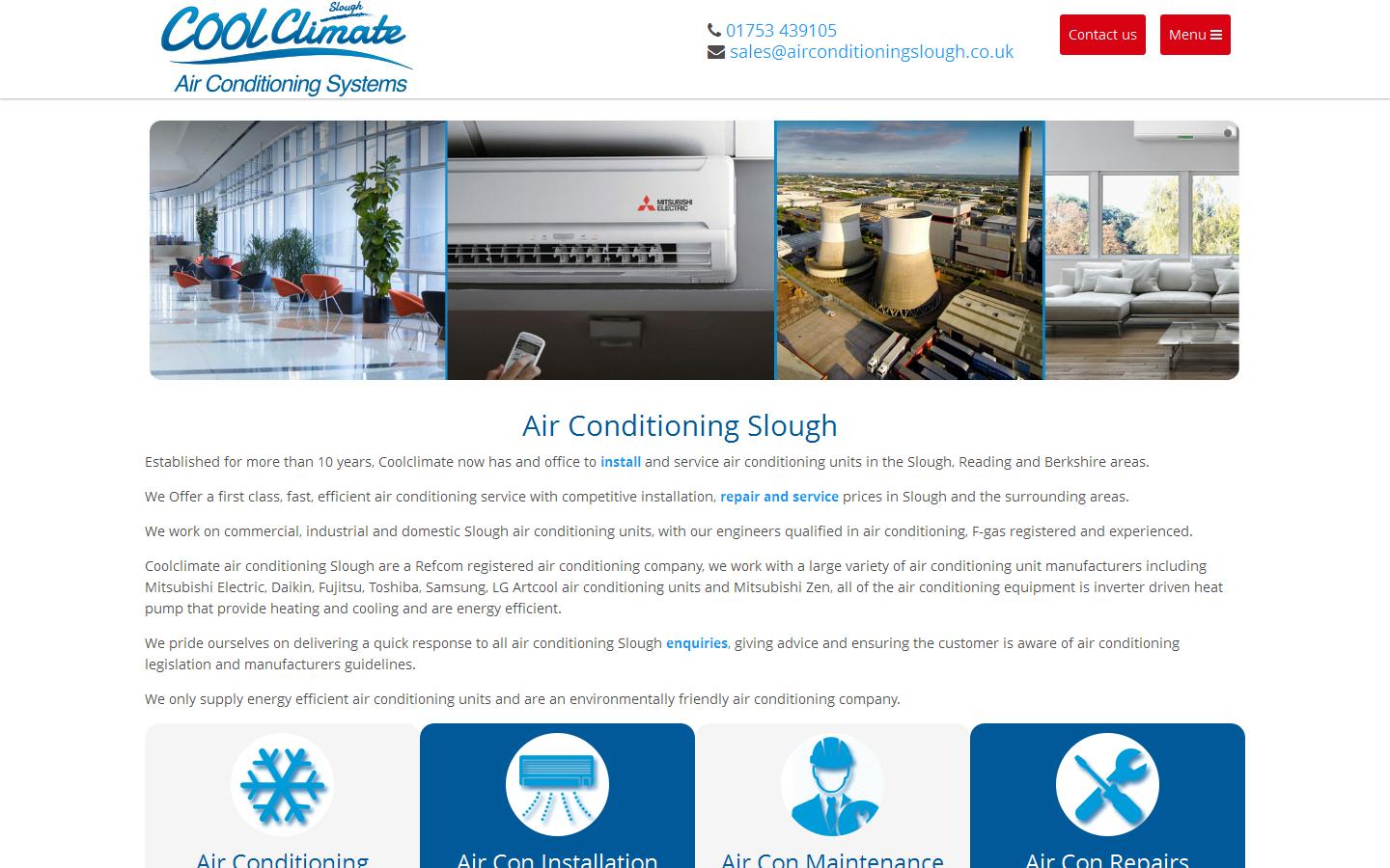 Air Conditioning Slough Website
